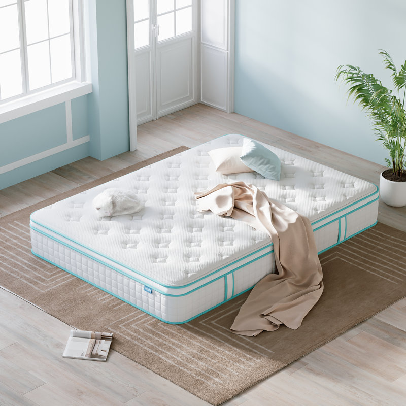 Matelas en mousse à mémoire de forme hybride 10 po / 12 po, Lit double, 10"