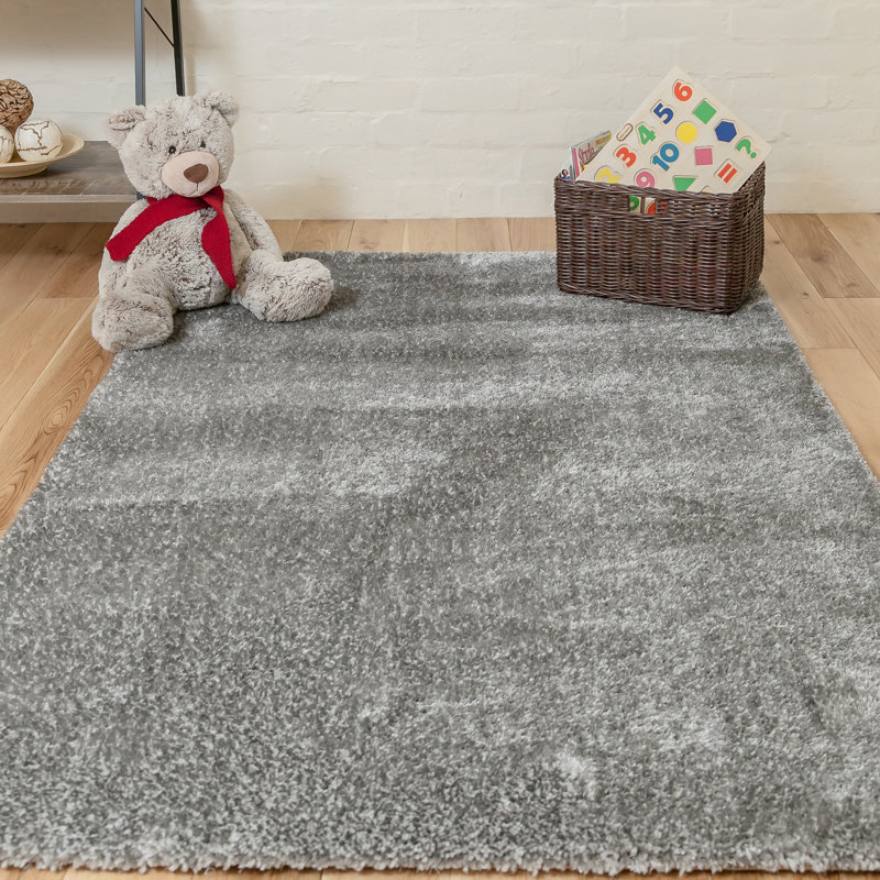 Medfield Solid Colour Shag Area Rug, Rectangle 120 x 170cm