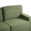 Canapé modulaire en forme de U Canapé modulaire rembourré en L de 125,2 po avec repose-pieds mobile et poches de rangement latérales pour le salon-1673622487