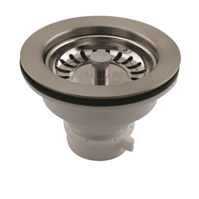 4-3/8" Push-Pull Style Kitchen Sink Basket Strainer