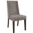 Reber 5 Piece Trestle Table Set w/ 4 Upholstered Chairs