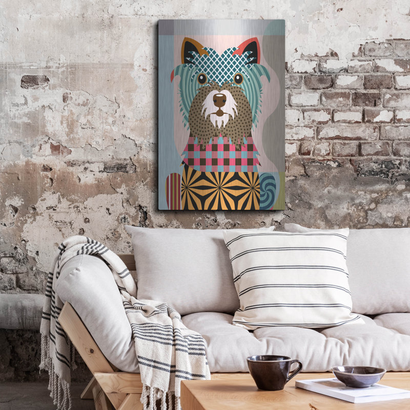 «Cairn Terrier» par Lanre Adefioyue, H 36 po x l 24 po