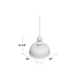 Tilden Single Light Glass Dimmable Pendant