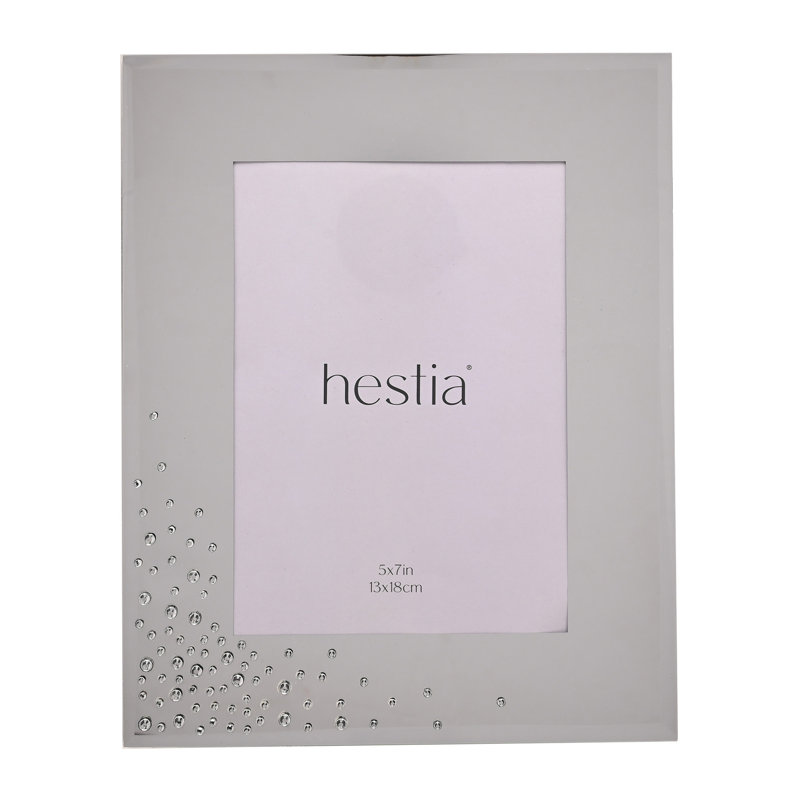 Silver Glass Picture Frame, 12.7cm x 17.8cm