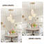 Luminaire suspendu champagne 3 lumières 39 po