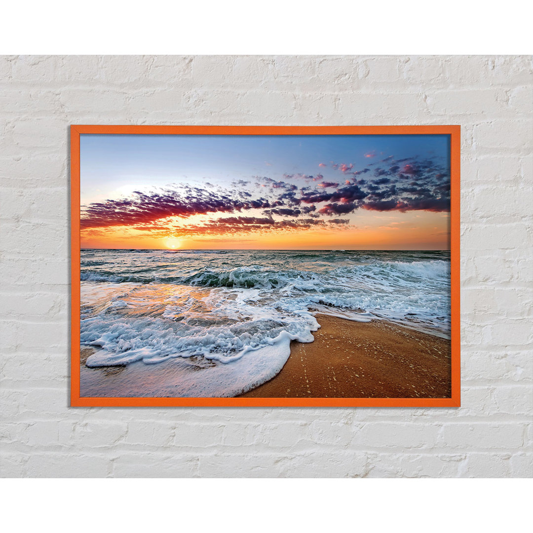 Belgrace Ocean Sunset Swell - Einzelner Bilderrahmen Kunstdrucke