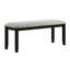 1pc banc salle à manger tissu d'ameublement cuisine salle à manger meubles en bois
