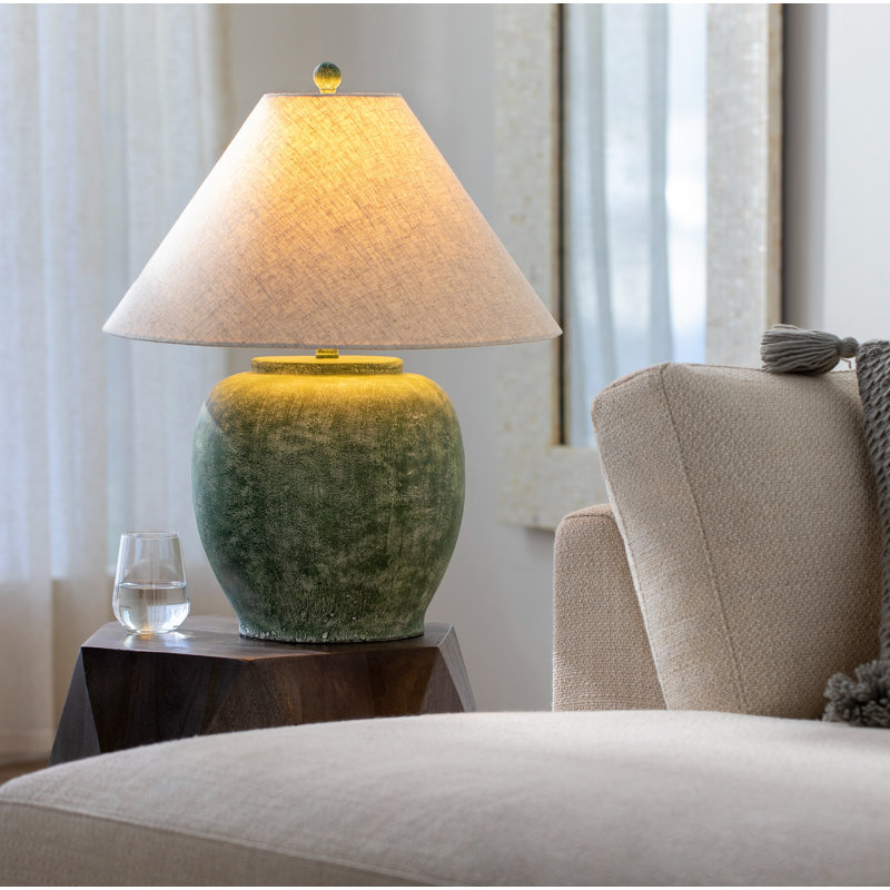 Lampe de table Trini Kiku, Blé, Vert