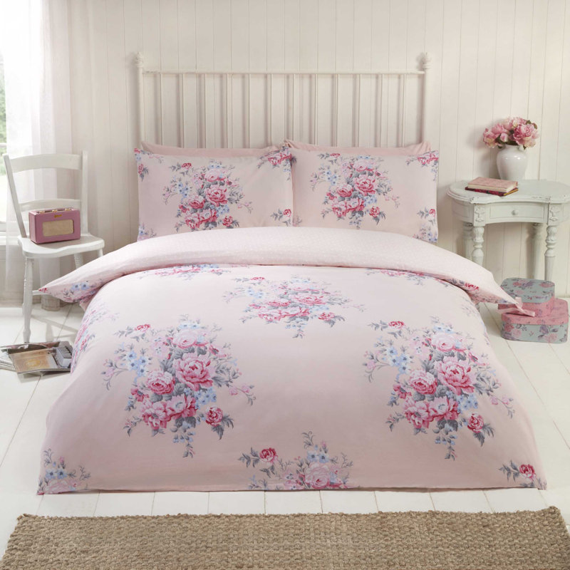 Kate Sheet Set Cotton Floral [EU ONLY] Duvet Cover Set with Pillowcases Included