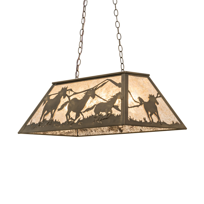 Rustic Lodge 6 - Light Pendant, Antique Copper