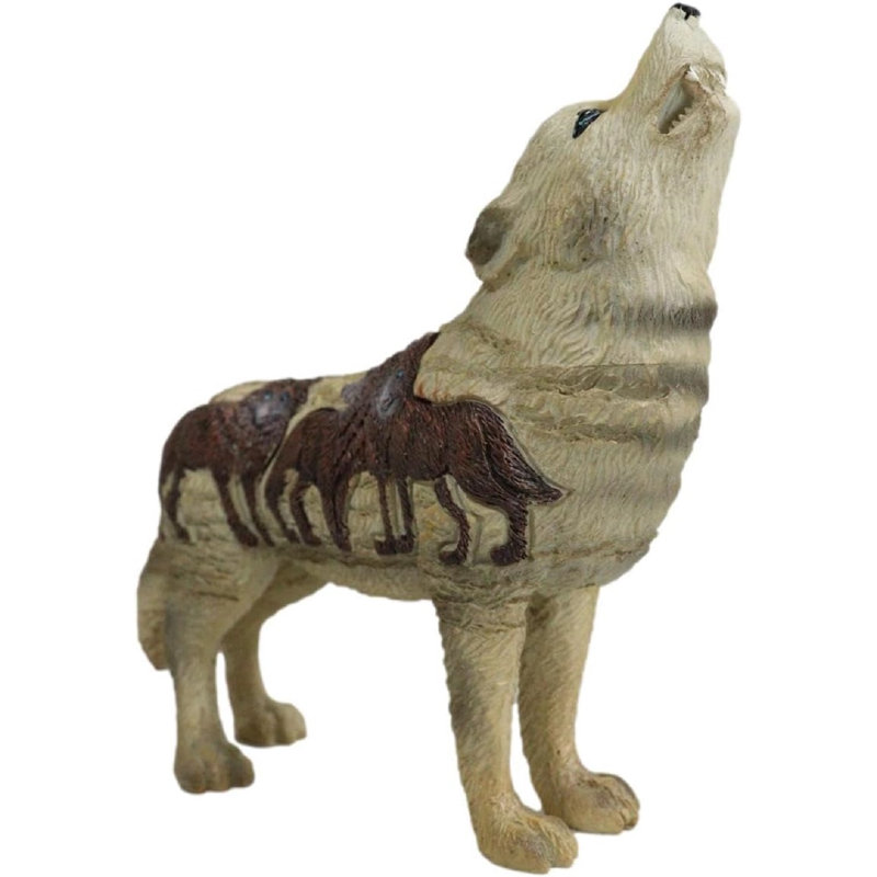 Figurine loup 6,25 po