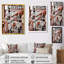 Inner Structures Inner Architecture - Art mural géométrique, salon-800920963-800920961