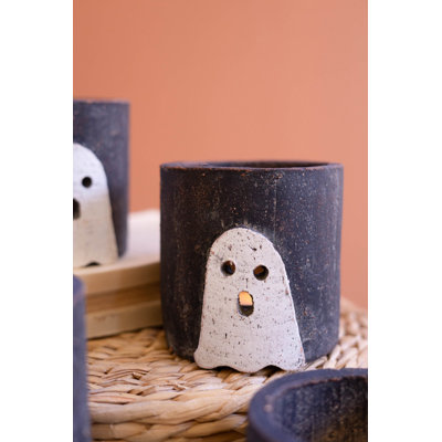CLAY CONTAINER - HALLOWEEN GHOST