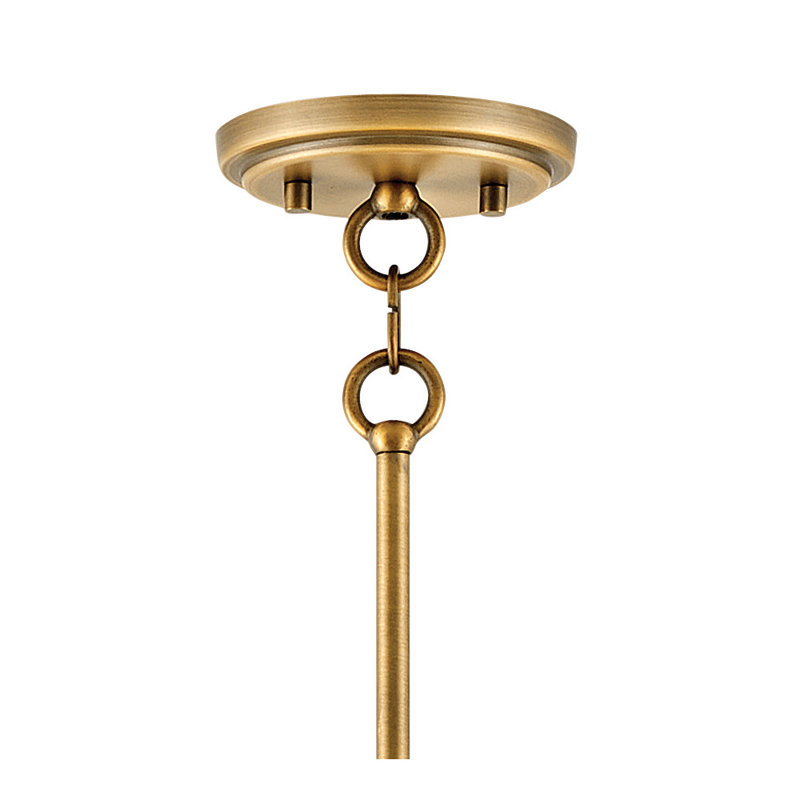 Clarke Medium Pendant, Lacquered Dark Brass