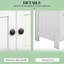 Armoire de salle de bain sous le lavabo de style moderne, armoire de rangement sur piédestal (lavabo de salle de bain non inclus)