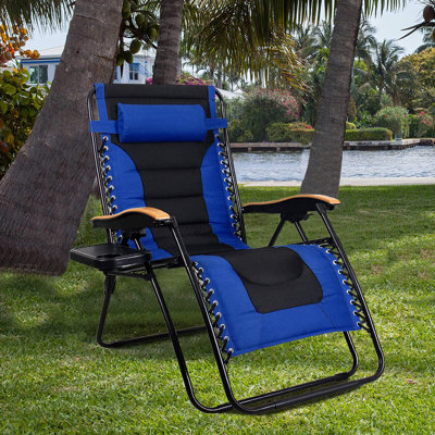 Fauteuil inclinable zéro gravité avec coussin Mcgaha
