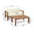 GENSER LOVESEAT & COFFEE TABLE