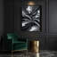 Abstrait paysage, art mural noir sur toile 76-1555588488