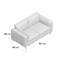 Gagarin 2 Seater Velvet Loveseat-59794296