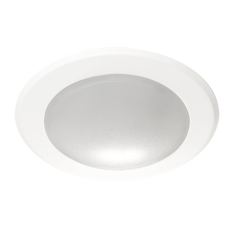 Plafonnier encastré 1 lumière DEL Pomilla, H 0,75 po x l 6,5 po x P 6,5 po