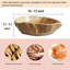 Bol en bois en bois naturel avec bol à fruits en bois créatif et irrégulier