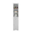 Armoire de salle de bain haute, armoire de rangement autoportante avec tiroir, armoire d'appoint-713229028