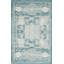 Tapis turquoise à motif géométrique Rizo-362419640