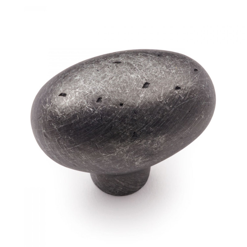 Poignée œuf patiné CK Series, Nickel vieilli