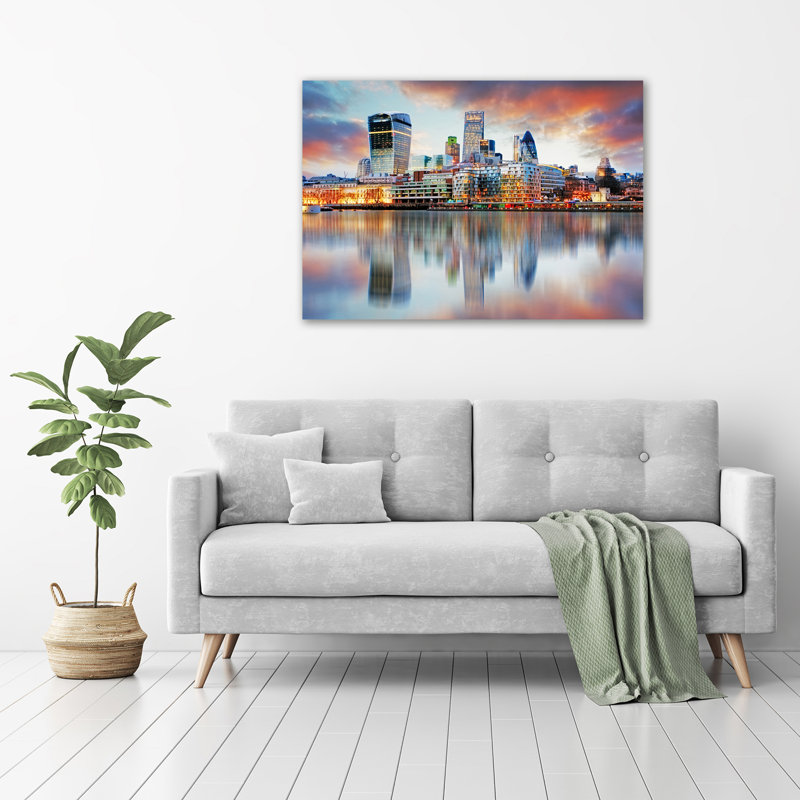 Panorama Of London - Unframed Art Prints on Glass