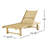 Caselli Outdoor Teak Wood Chaise Lounge