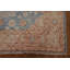Tapis unique en laine bleu 3 pi x 3 pi 11 po New Age