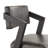 Cardone Wood Finish Chair - Black Wash Finish Frame, Charcoal Vegan Leather-1908467717