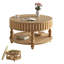 Table basse 31,5 "avec rangement rustique-1629024456