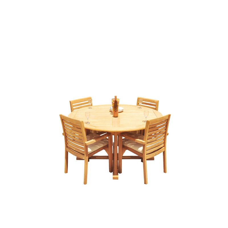Ensemble repas pour 4 personnes Douberly, 105 po x 60 po x 31,5 po
