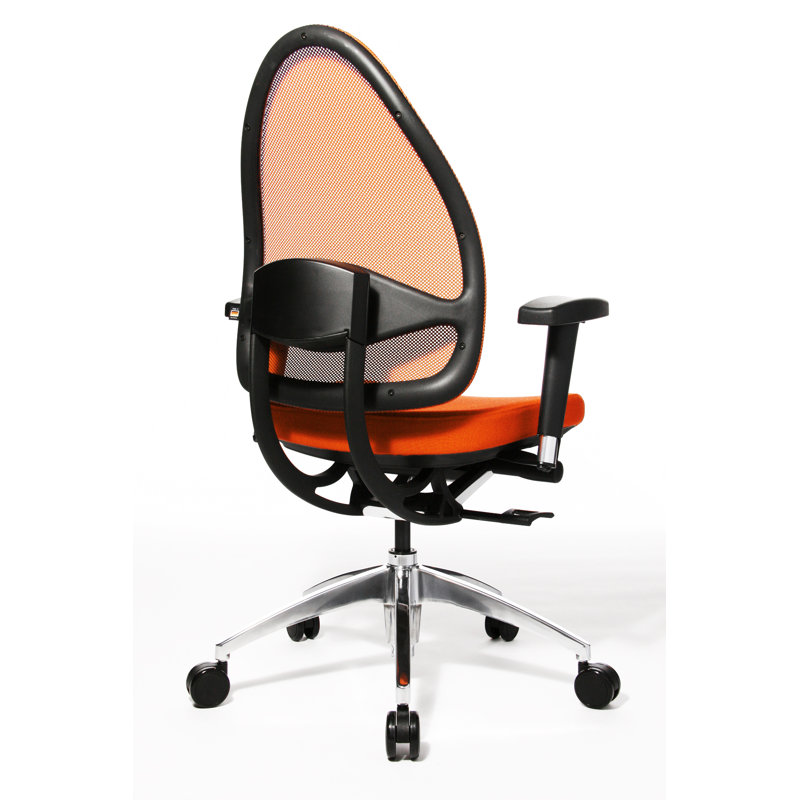 Symple Stuff Office Chair, Orange