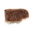 Highland Cow synthetic fur footstool with wooden legs-113847688