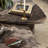 Mandola Coffee Table Set-Rocky Brown Marble