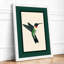 Hummingbird in Flight Modern - Framed Print-745210179-745210206