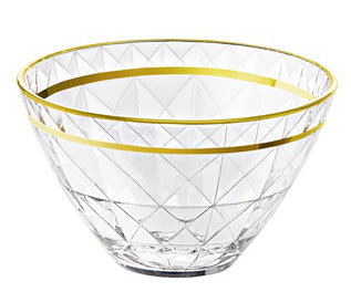 EGO Carre Glass Salad Bowl