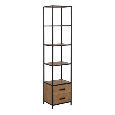 Mantz 185cm H x 42cm W Etagere Bookcase