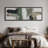 Modern Green and Black Abstract Blocks for Office Print Wall Art-531500404-531500406