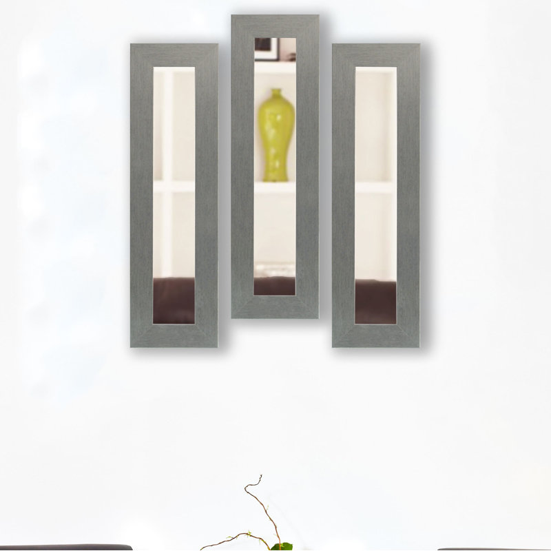 Ensemble de miroirs 2 pièces Billie-Rae, H 39,5 po x l 11,5 po