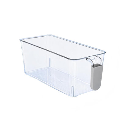 Ensemble de 4 bacs à glaçons transparents pour congélateur, seau à glaçons en plastique avec pelle flexible et pince à glaçons, récipient à glaçons avec poignée coulissante, organisateur de rangement pour aliments et boissons, bocal pour vin, fruits et autres boissons.