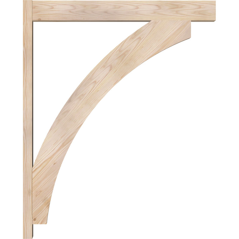 Bloc de bois rustique Thorton, Cèdre rouge de l'Ouest l 5 1/2 po (lisse), P 14 po x H 22 po