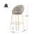 Celano Indoor Metal Upholstered Barstool Set of 2-1088750608