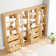 70.9'' H X 94.48'' W Book Cabinet Storage Bookcase Set