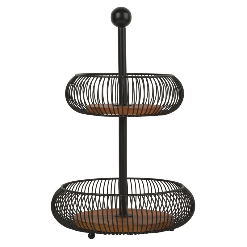Gourmet Basics by Mikasa Westfield 2-Tier Basket
