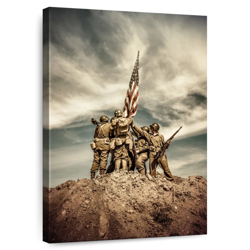 WW2, 36" H x 24" W