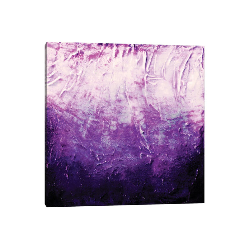 Beneath The Veil III, Amethyst Purple Bold by Julia Di Sano - Wrapped Canvas Print, 30.48 cm H x 30.48 cm W