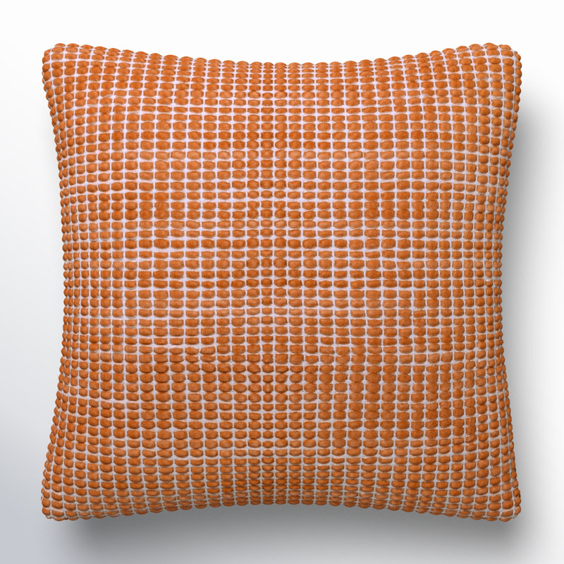 Coussin Waverly, Housse de coussin seulement - sans coussin, rouille, 22 po x 22 po